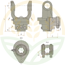 ROTARO SB R90 Shear Bolt Yoke | 3500 Nm | 1 3/8” (6)