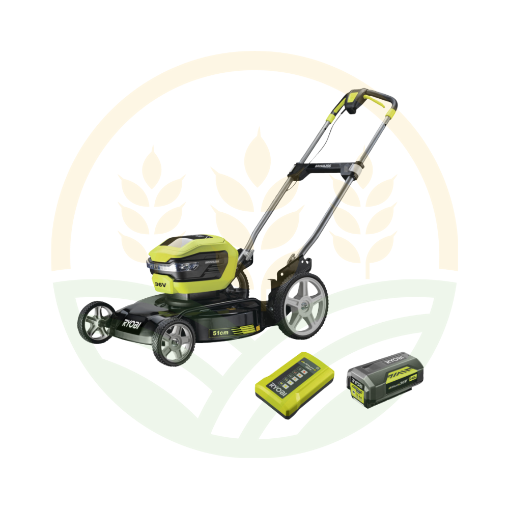 Rasaerba Brushless 36V Mulching 51cm 4.0Ah RY36LMMX51A-140 | Ryobi Rasaerba Brushless 36V Mulching 51cm 4.0Ah RY36LMMX51A-140 | Ryobi
