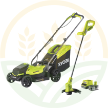 Kit Tagliaerba 33cm + Tagliabordi 25cm 18V 4.0Ah  | Ryobi