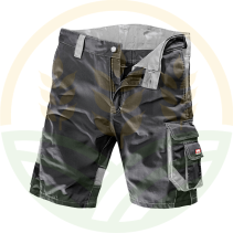 Black/Grey Work Shorts - Summer Comfort