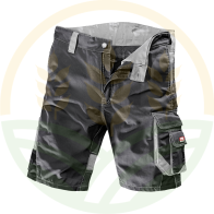 Pantaloncini da Lavoro Nero/Grigio - Comfort Estivo