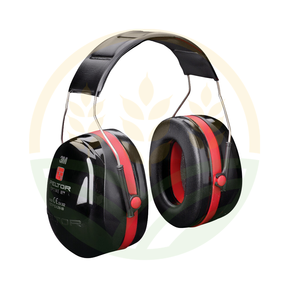 Protectores Auditivos Peltor Optime III H540A SNR 35 dB Negro-Rojo Máxima Protección
