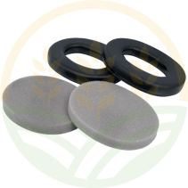 Kit Ricambio Peltor HYX1 Cuffie X1 Cuscini Anelli Nero Kit Ricambio Peltor HYX1 Cuffie X1 Cuscini Anelli Nero