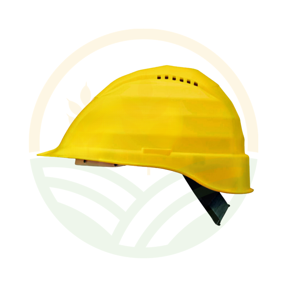 Yellow Safety Helmet EN 397 Pinlock 6-Point Harness Yellow Safety Helmet EN 397 Pinlock 6-Point Harness