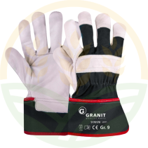 Guantes Trabajo Cuero Flor Multitalla EN 388 Puño Engomado