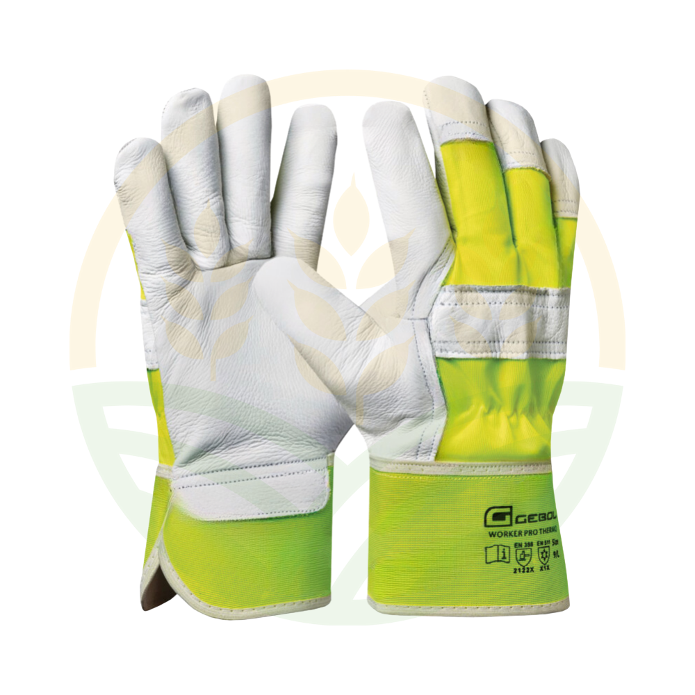 Guantes Gebol Worker Pro Thermo Invierno 1,2 mm Alta Visibilidad EN 511