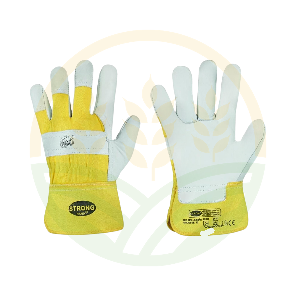 Cowhide Winter Gloves Size M Fully Lined -30°C EN 511