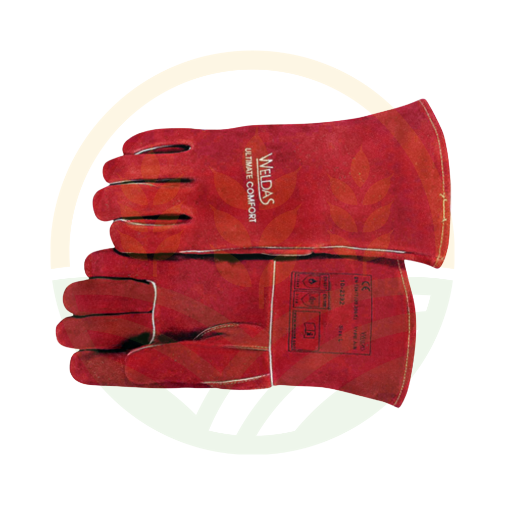 Guanto Saldatura MIG/MAG Crosta Bovino Cuciture KEVLAR® EN 12477