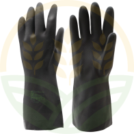 Black Neoprene Glove Chemical Type A Anti-Virus 110 g Multi-size