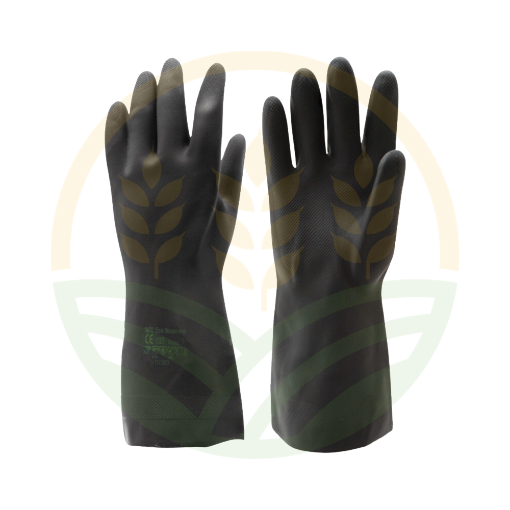 Black Neoprene Glove Chemical Type A Anti-Virus 110 g Multi-size