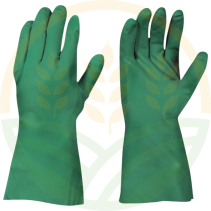 Guantes Nitrilo Verde Químico Tipo A Antivirus Pesticidas Multitallas