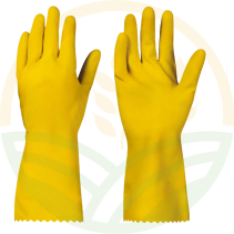 Guanti Lattice Giallo Uso Domestico 12 Paia Multi-taglia 66 g