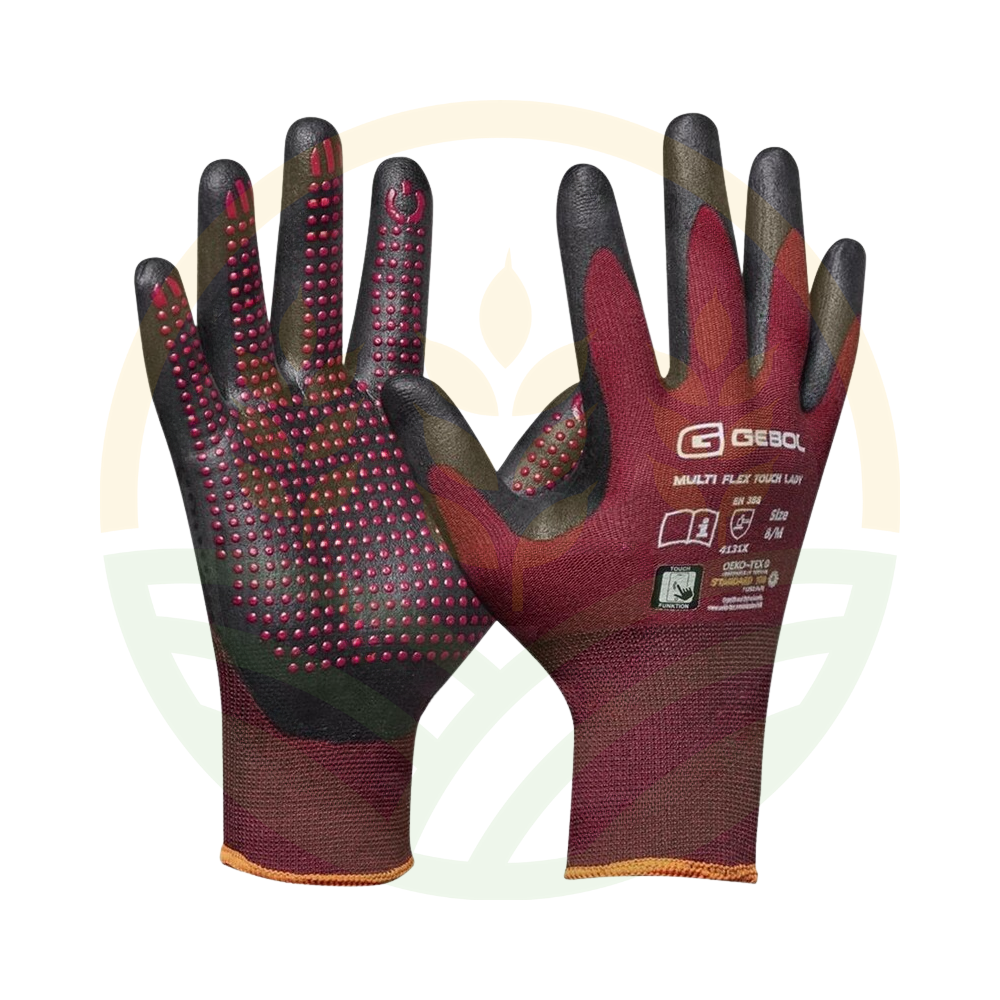 Guante Gebol Multi Flex Lady Táctil Nitrilo Agarre EN 388
