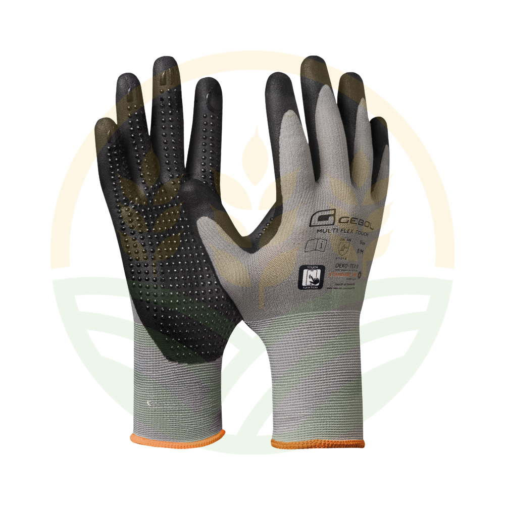 Guante Gebol Multi Flex Touch Táctil Cobre Nitrilo Agarre EN 388