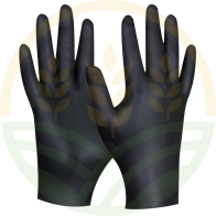 Gebol Guanti Monouso Black Nitrile 80 pz Senza Talco