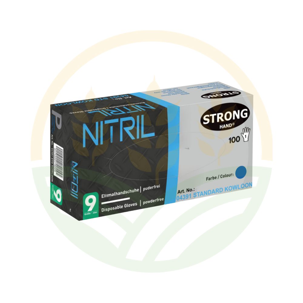 GRANIT Blue Nitrile Disposable Glove 100 pcs AQL 1.5 0.08mm Thickness