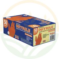 Guantes AREXONS Nitrilo Naranja Agarre Extra EPI III EN 374