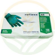 Thickened Nitrile Gloves 8.0 MIL Vegetable Powdered EN 388/455