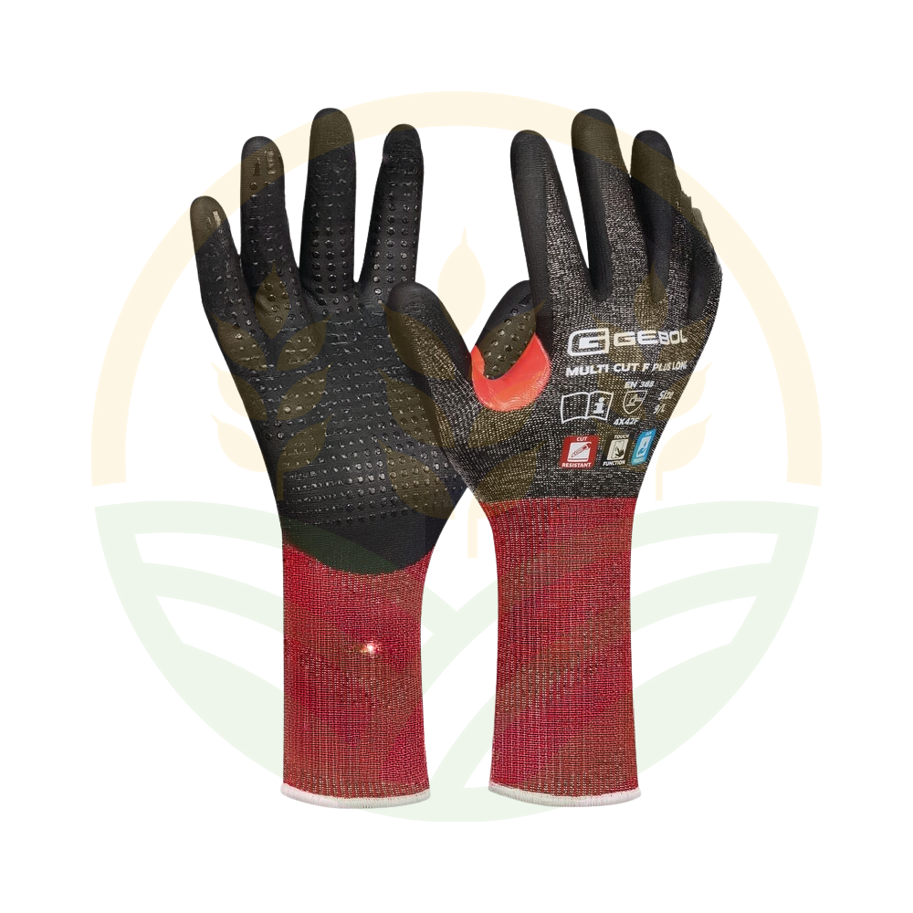 Guantes Anticorte Gebol Multi Cut F Plus Largo Calibre 18 Táctil EN 388