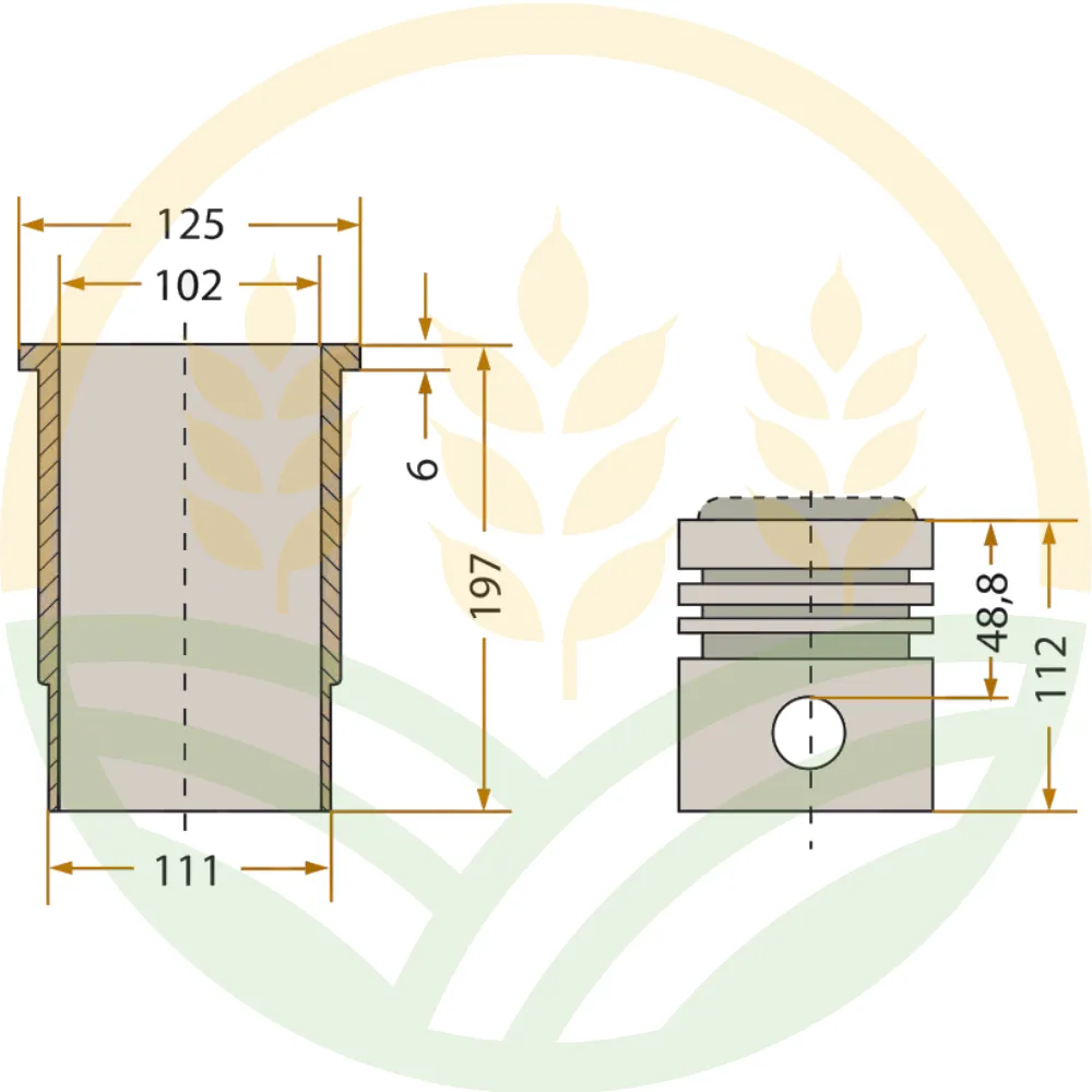 Ritzelwelle / John Deere / Mähdrescher - Landtechnik Siegler BV