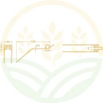 Dente Ranghinatore GRANIT 52506581134 | Deutz-Fahr KS