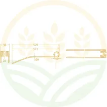 Dente Ranghinatore Claas WS 280-320 | GRANIT 5259195770