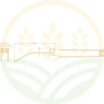 Swather Tine for Claas Liner 350-1500 | GRANIT 5259536290