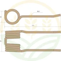 Reinforced Spring Tine G-1 F125 | GRANIT 11405979