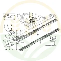 Blade Head Support 2" for BCS 600-700 Europa | 561489040
