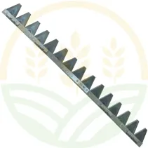 Lama 23 Sezioni Rigate per Barra BCS Europa | Senza Testa, Ribattino 6,5mm