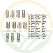 Cuchilla Segadora Der. GRANIT 107x48mm (Z1199260) | Agrokron