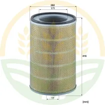 Filtro Aire Exterior 281x420 mm JCB Massey | Agrokron