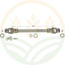 ROTARO Driveline Shaft Cat. 2 | 1010mm | 1 3/8" | 23.8x61.3