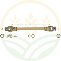 ROTARO Driveline Shaft Cat. 3 | 1210mm | 1 3/8" | 27x74.6