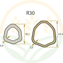 ROTARO Driveline Shaft Cat. 3 | 1010mm | 1 3/8" | 27x74.6