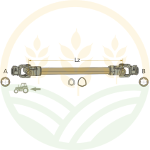 ROTARO Driveline Shaft Cat. 4 | 860mm | 1 3/8" | 30.2x80