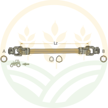 ROTARO Driveline Shaft Cat. 6 | 710mm | 1 3/8" | 30.2x92